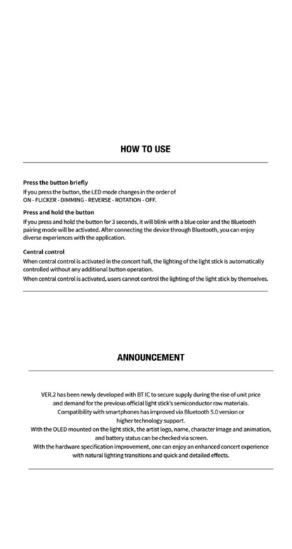 STRAY KIDS - LIGHTSTICK VER.2