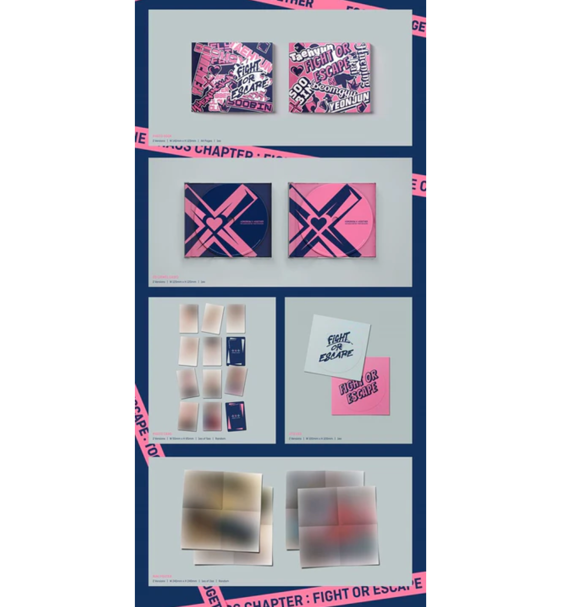 TOMORROWXTOGETHER (TXT) - THE CHAOS CHAPTER: FIGHT OR SCAPE (TOGETHER VER)