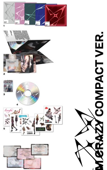 LE SSERAFIM - CRAZY (COMPACT VER)