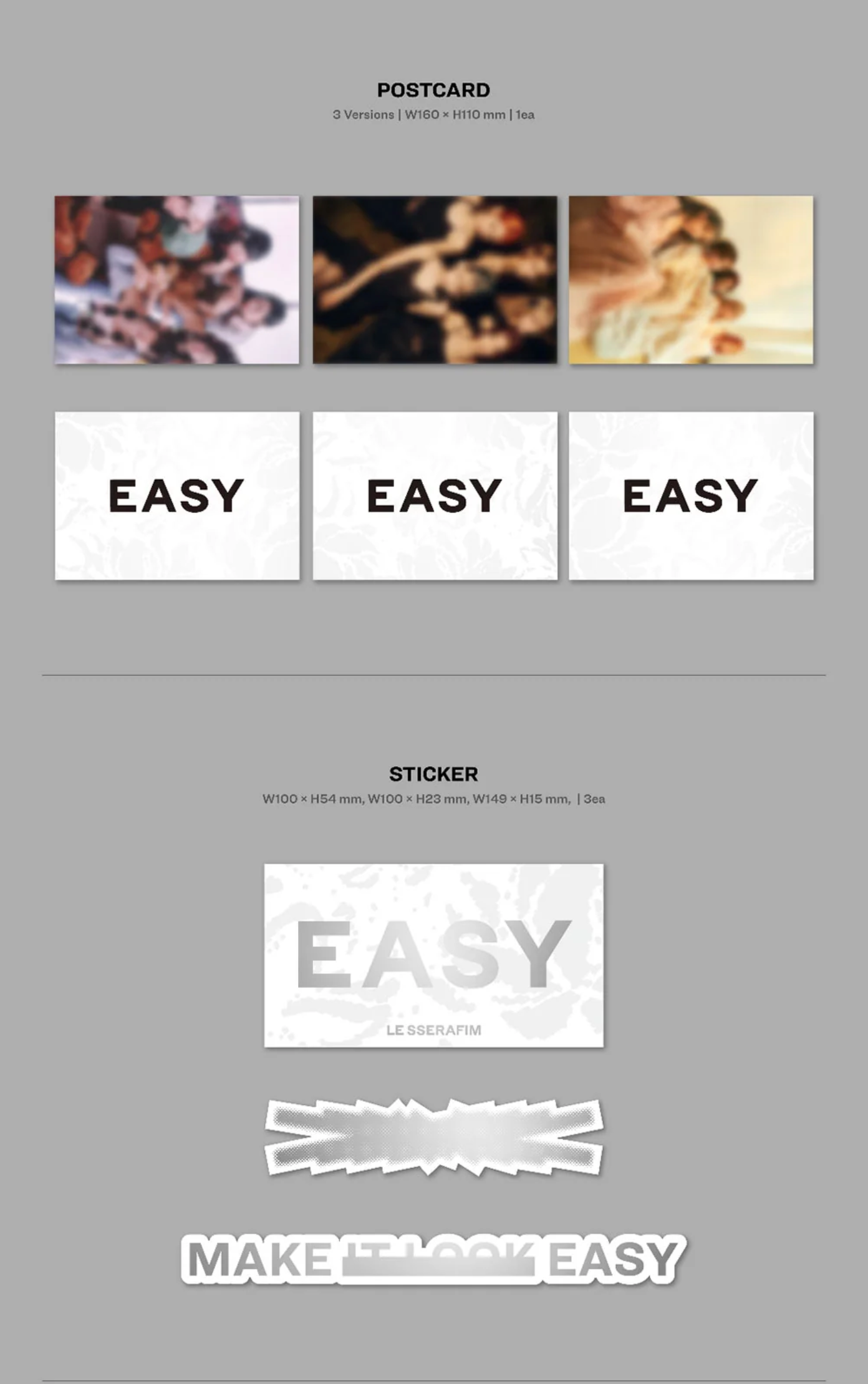 LE SSERAFIM - EASY