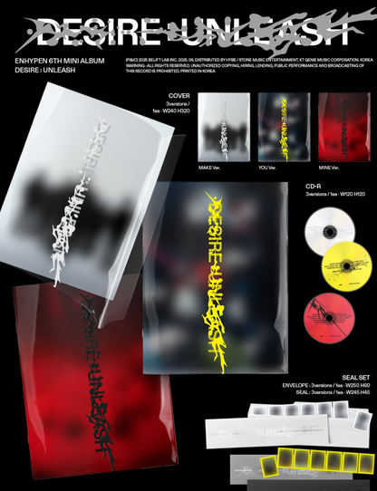 [PRE-ORDER] ENHYPEN - DESIRE : UNLEASH
