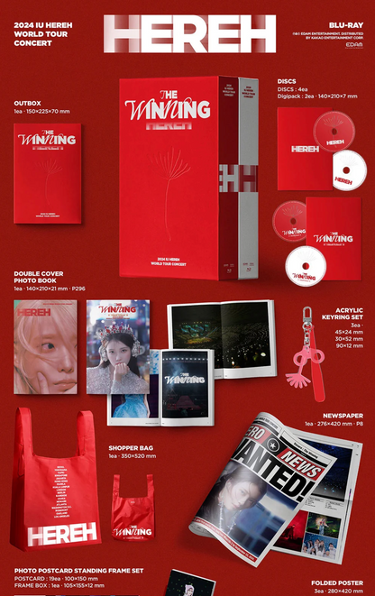 [PRE-ORDER] IU - HEREH 2024 WORLD TOUR CONCERT BLU-RAY