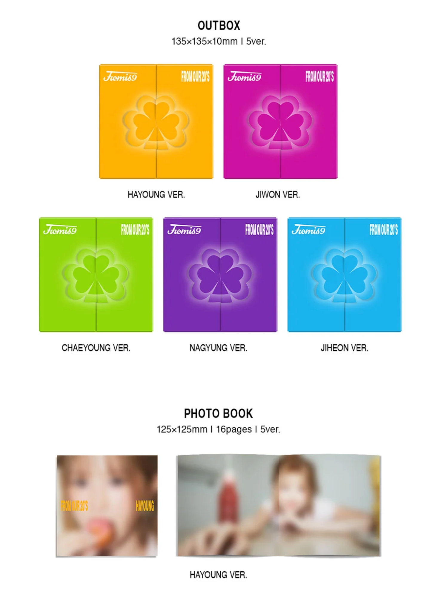 [PRE ORDER] FROMIS_9 - FROM OUR 20'S (DIGIPACK VER)