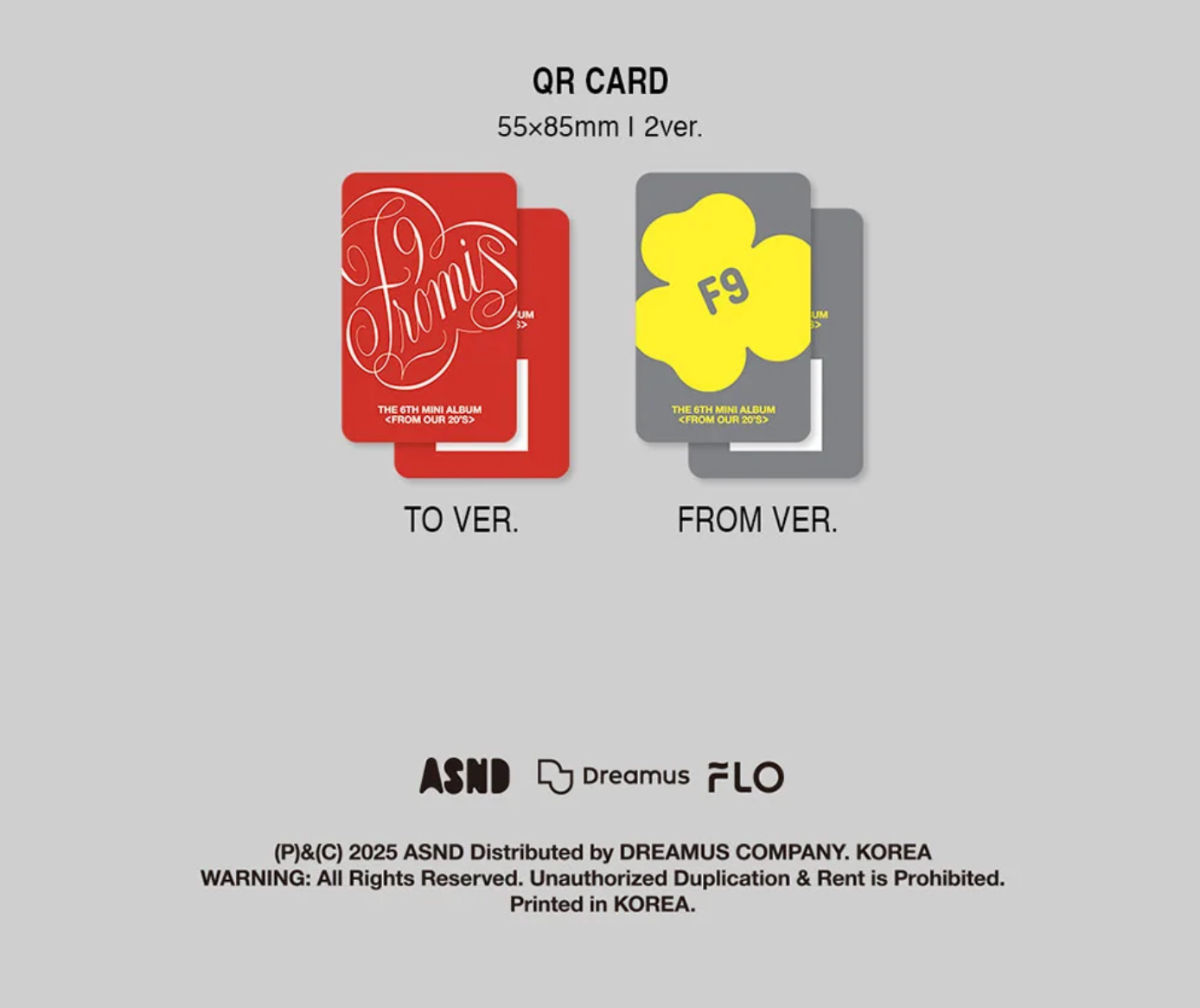 [PRE ORDER] FROMIS_9 - FROM OUR 20'S (POSTCARD VER)