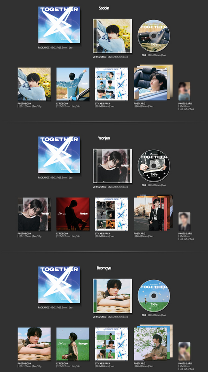 [PRE ORDER] TOMORROW X TOGETHER - THE STAR CHAPTER: TOGETHER (SOLO TRACK VER)