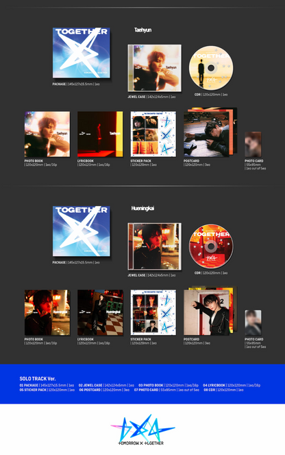 [PRE ORDER] TOMORROW X TOGETHER - THE STAR CHAPTER: TOGETHER (SOLO TRACK VER)