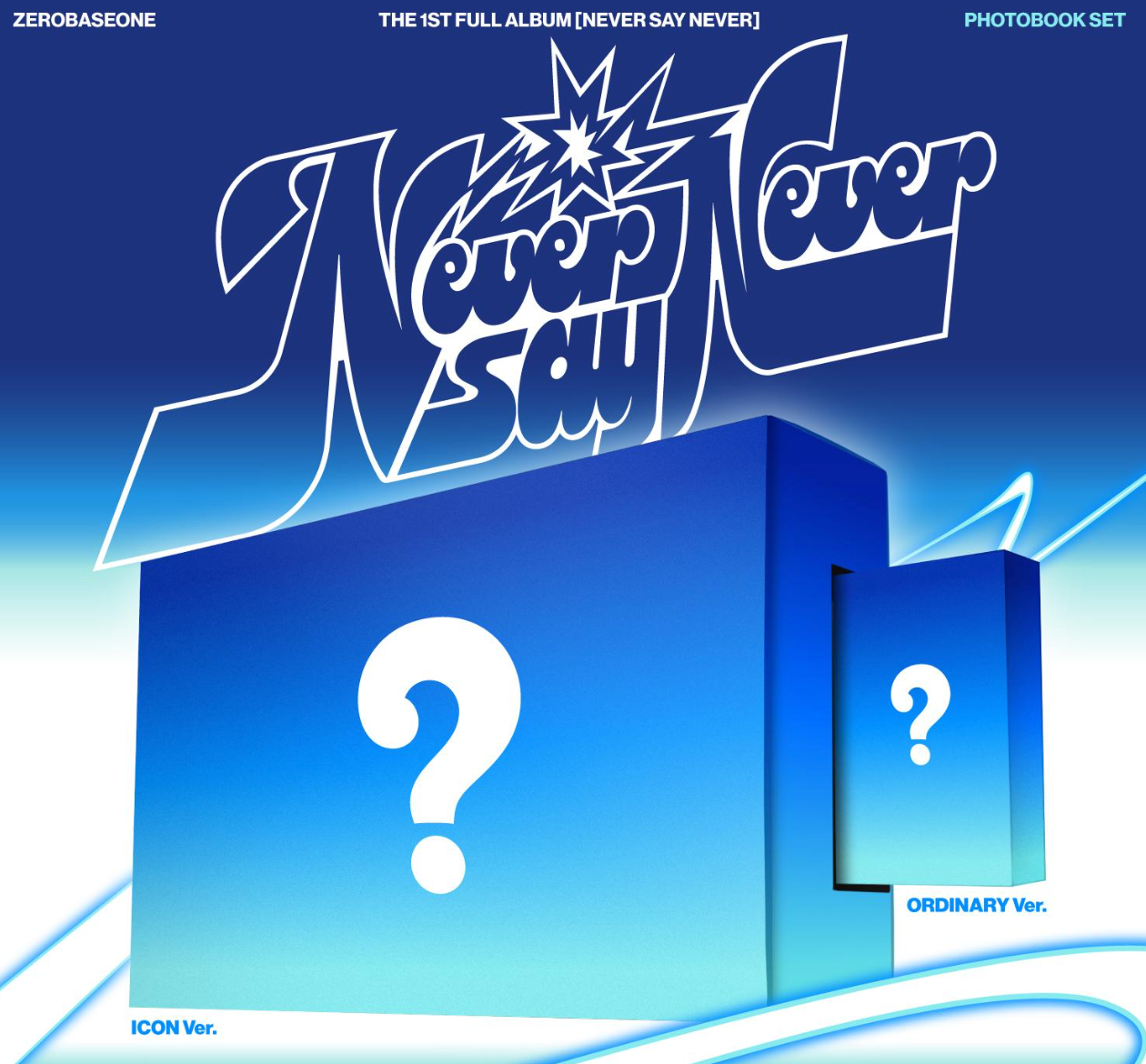 ZEROBASEONE - NEVER SAY NEVER (PHOTOBOOK VER) (ICON & ORDINARY)