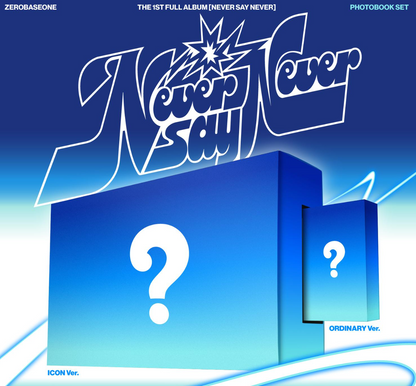 ZEROBASEONE - NEVER SAY NEVER (PHOTOBOOK VER) (ICON & ORDINARY)
