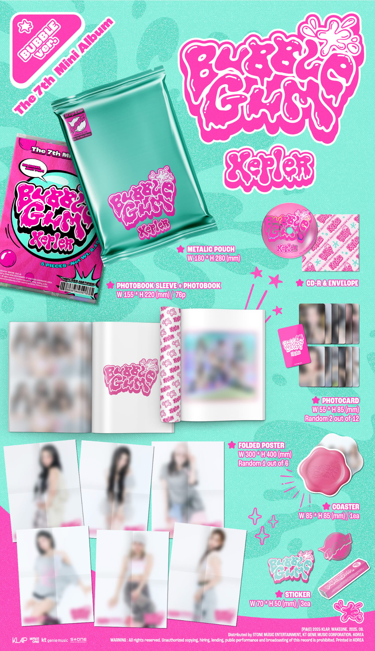 [LUCKY DRAW] KEP1ER - BUBBLE GUM