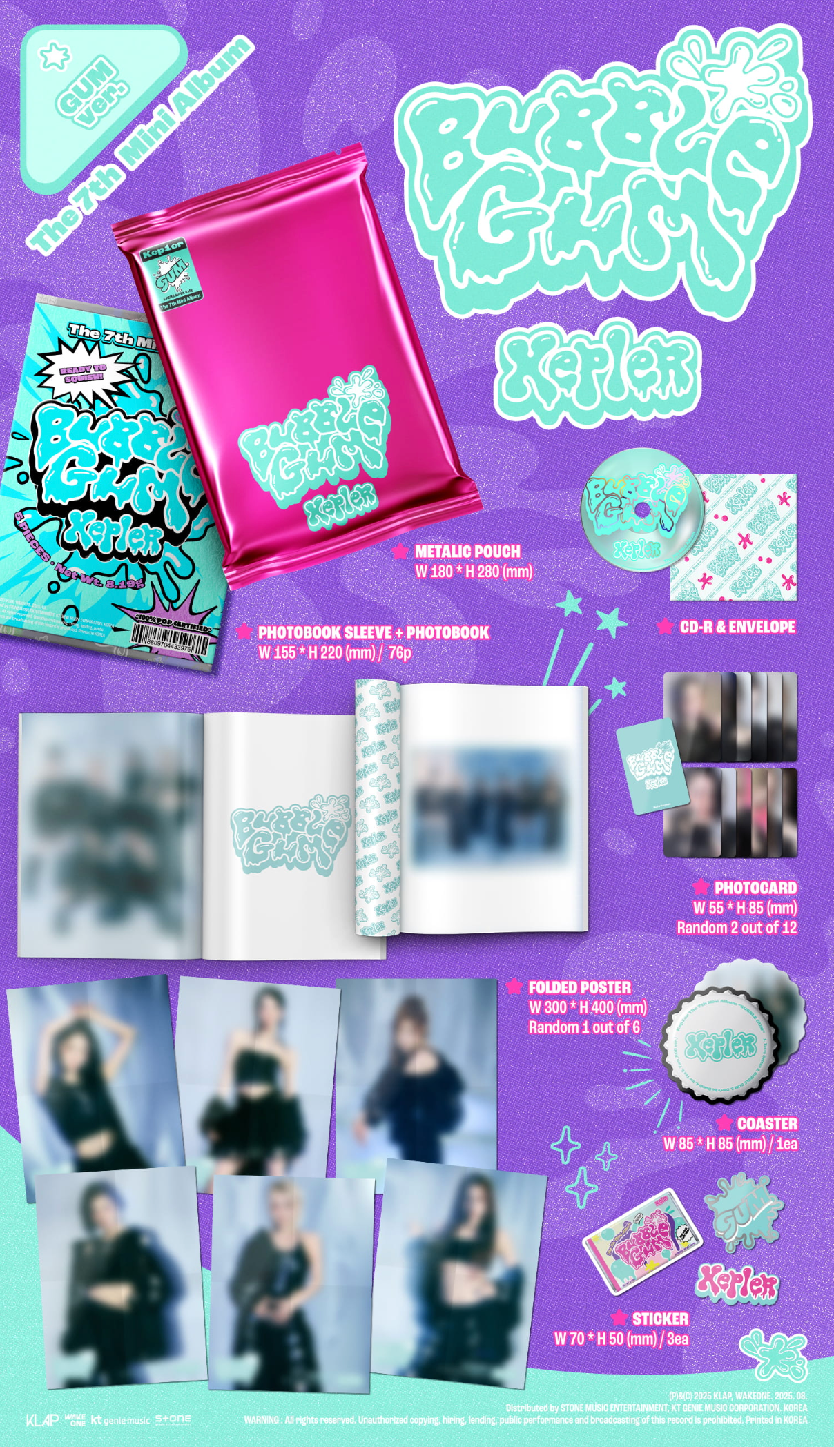 [LUCKY DRAW] KEP1ER - BUBBLE GUM