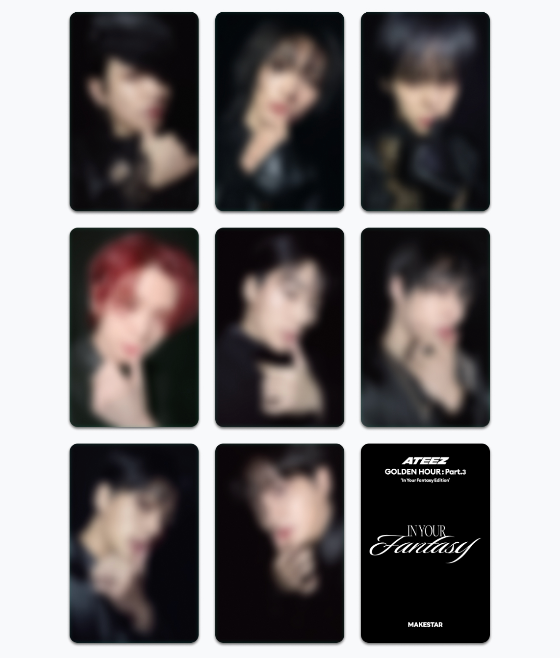 [P.O.B MAKESTAR] ATEEZ - GOLDEN HOUR PART.3:  IN YOUR FANTASY EDITION (LIMITED)