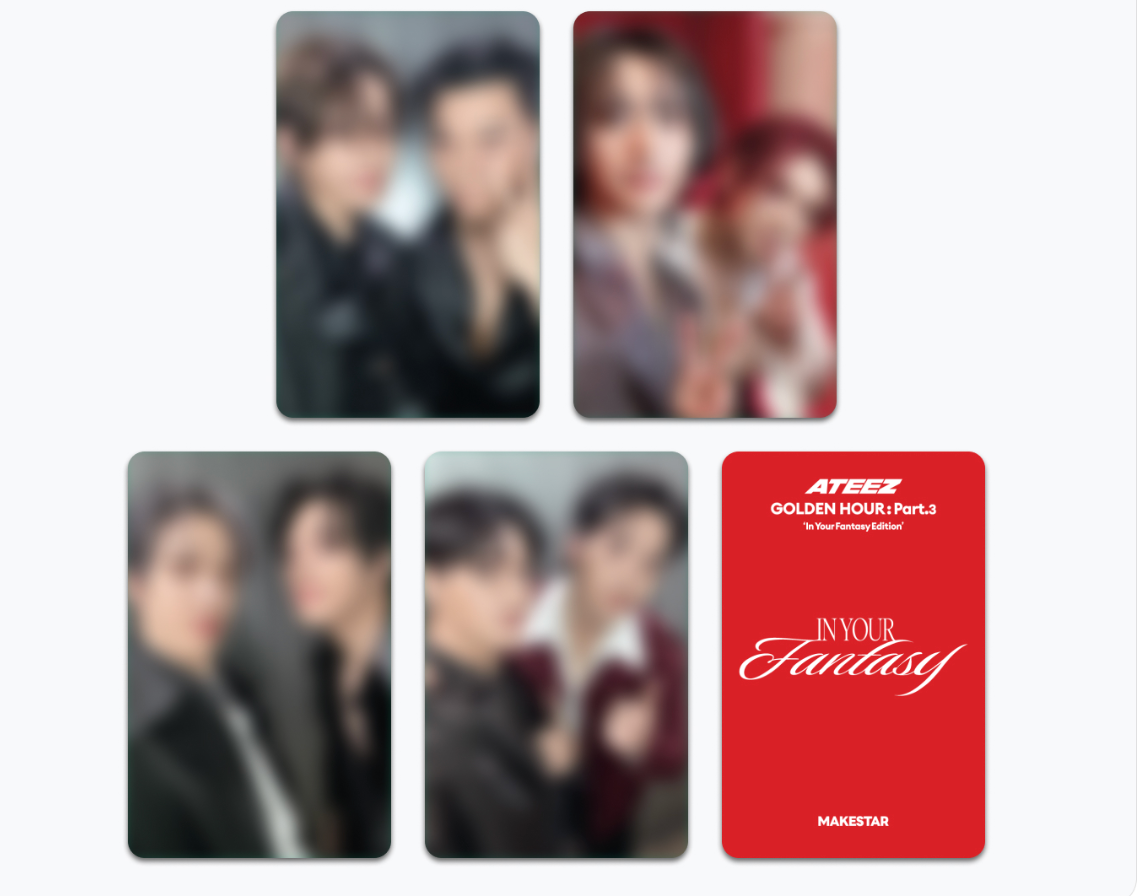 [P.O.B MAKESTAR] ATEEZ - GOLDEN HOUR PART.3:  IN YOUR FANTASY EDITION (LIMITED)
