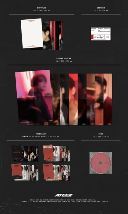 [P.O.B MAKESTAR] ATEEZ - GOLDEN HOUR PART.3:  IN YOUR FANTASY EDITION (LIMITED)