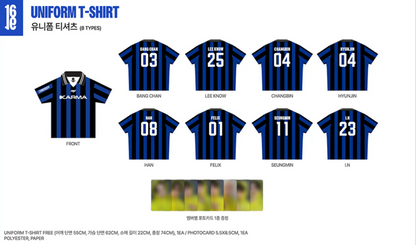 [PRE ORDER] STRAY KIDS - KARMA POP UP STORE OFICIAL SKZOO MD UNIFORM T-SHIRT