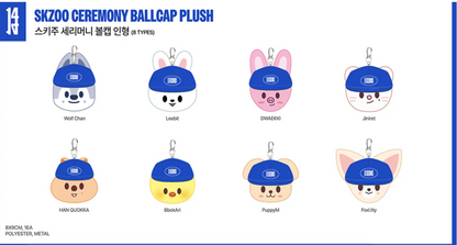[PRE ORDER] STRAY KIDS - KARMA POP UP STORE OFICIAL SKZOO MD CEREMONY BALLCAP PLUSH
