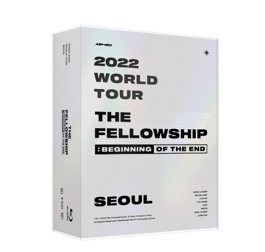 ATEEZ - THE FELLOWSHIP: BEGINNING OF THE END 2022 WORLD TOUR BLU-RAY