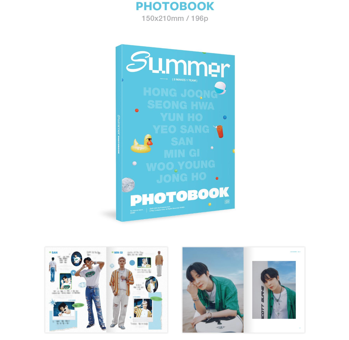 ATEEZ - SUMMER PHOTOBOOK 2023 DVD