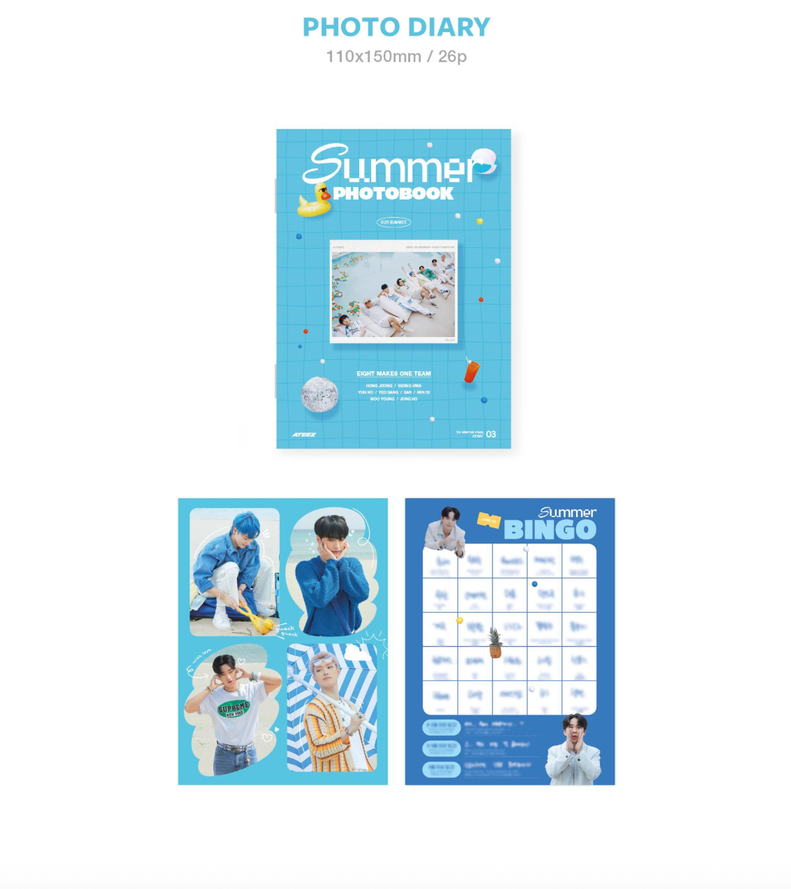 ATEEZ - SUMMER PHOTOBOOK 2023 DVD