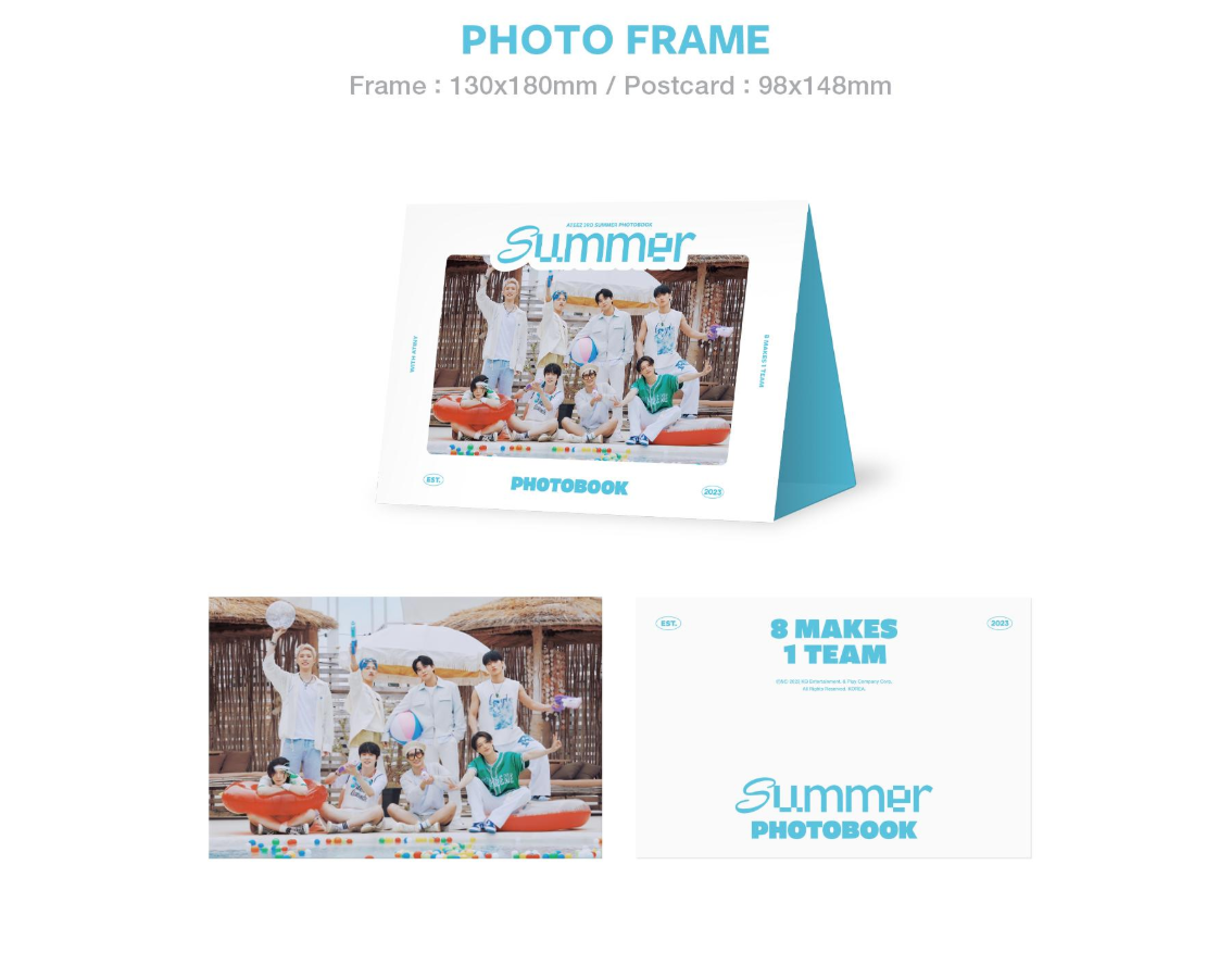ATEEZ - SUMMER PHOTOBOOK 2023 DVD