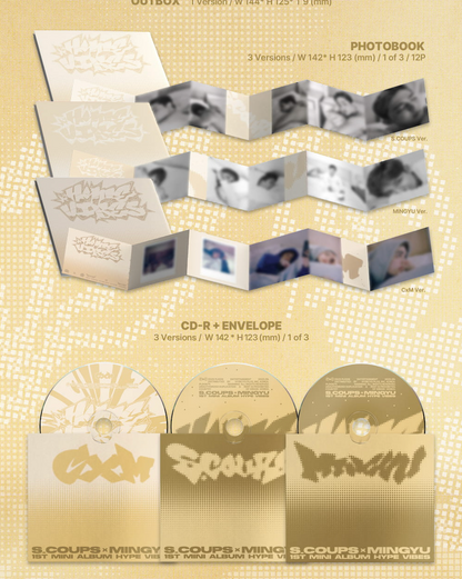 [PRE ORDER] S.COUPS X MINGYU - HAPPY VIBES (COMPACT VER)
