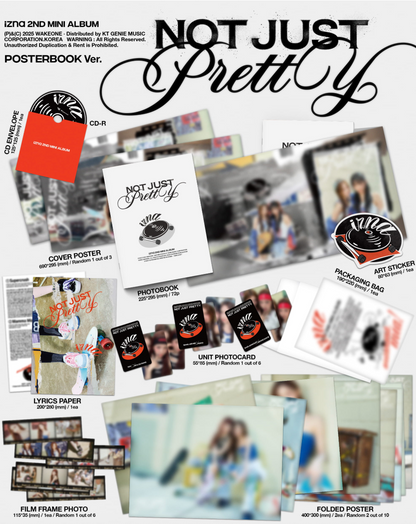 [PRE ORDER] IZNA - NOT JUST PRETTY (POSTERBOOK VER)