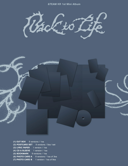 [PRE ORDER] &TEAM KR - BACK TO LIFE (ROAR VER)