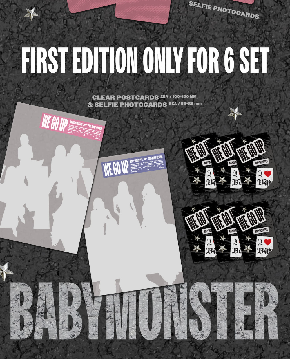 [PRE ORDER] BABYMONSTER - WE GO UP (PATTERN VER)