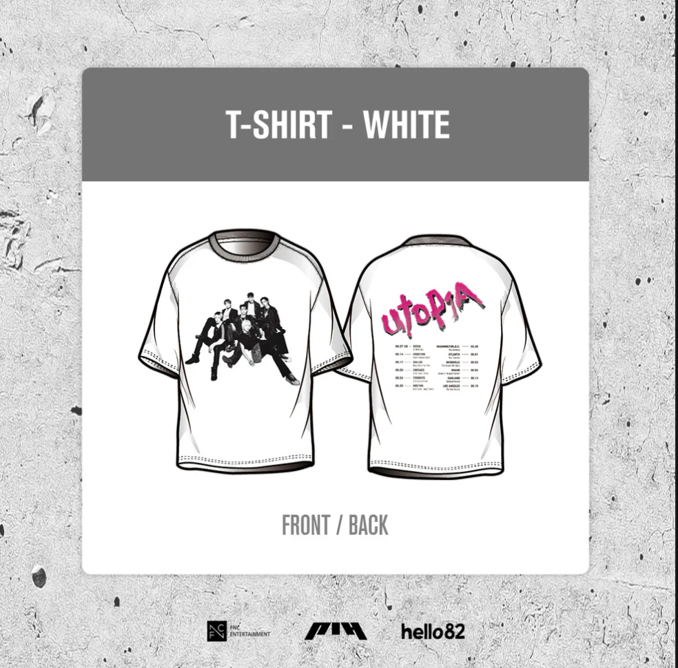 [PRE ORDER] P1HARMONY - T-SHIRT WHITE