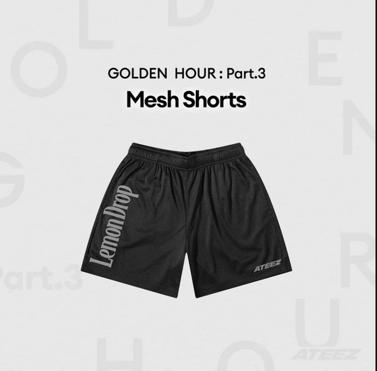 [PRE ORDER] ATEEZ - GOLDEN HOUR Part.3 - Mesh Shorts