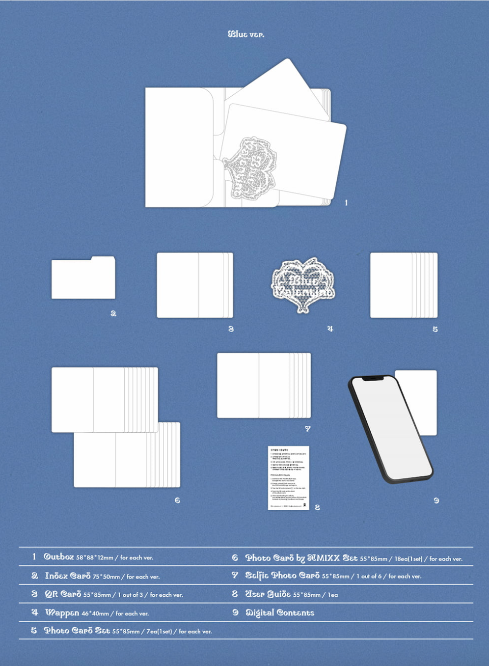 [PRE ORDER] NMIXX - BLUE VALENTINE (POCAALBUM VER)