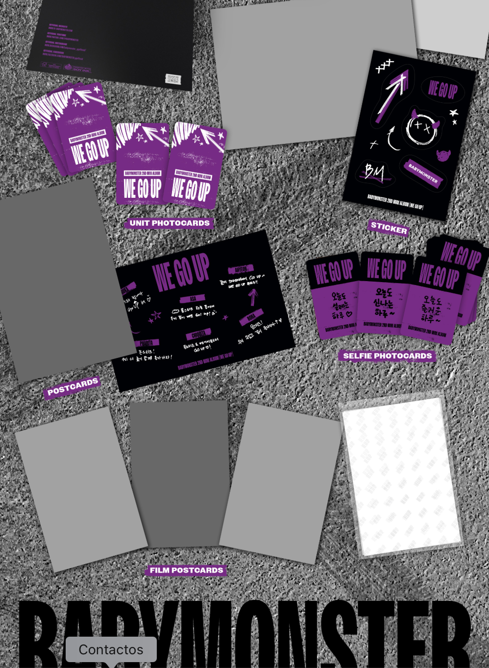 [PRE ORDER] BABYMONSTER - WE GO UP (POSTCARD VER)
