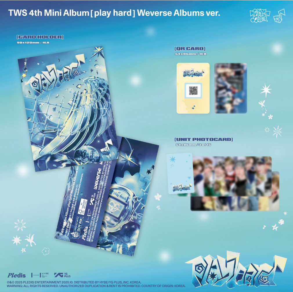 [PRE ORDER] TWS - PLAY HARD (WEVERSE ALBUM VER)