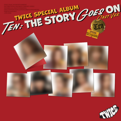 [PRE ORDER] TWICE - TEN: The Story Goes On (CAST Ver)