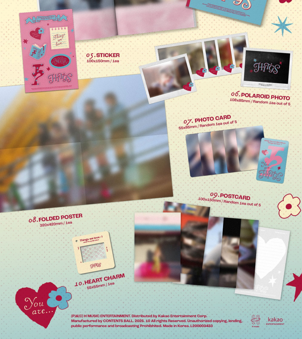 [PRE ORDER] HITGS - Things we love : I