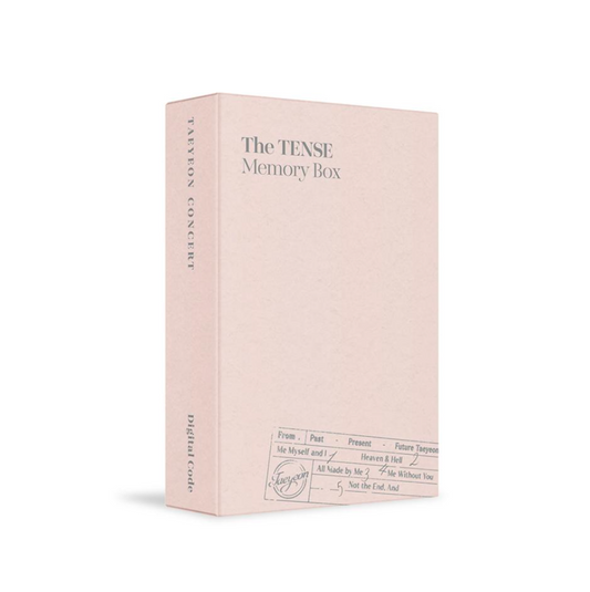 [PRE-ORDER] TAEYEON CONCERT THE TENSE MEMORY BOX DIGITAL CODE