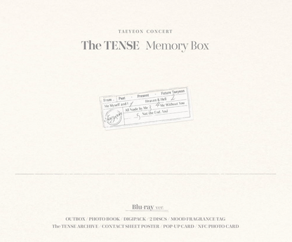[PRE-ORDER] TAEYEON CONCERT THE TENSE MEMORY BOX BLU-RAY