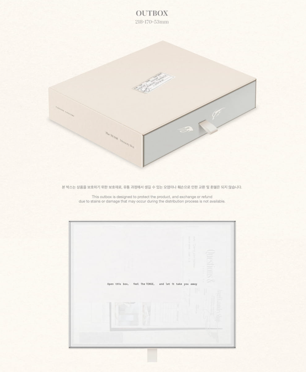 [PRE-ORDER] TAEYEON CONCERT THE TENSE MEMORY BOX BLU-RAY
