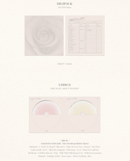 [PRE-ORDER] TAEYEON CONCERT THE TENSE MEMORY BOX BLU-RAY