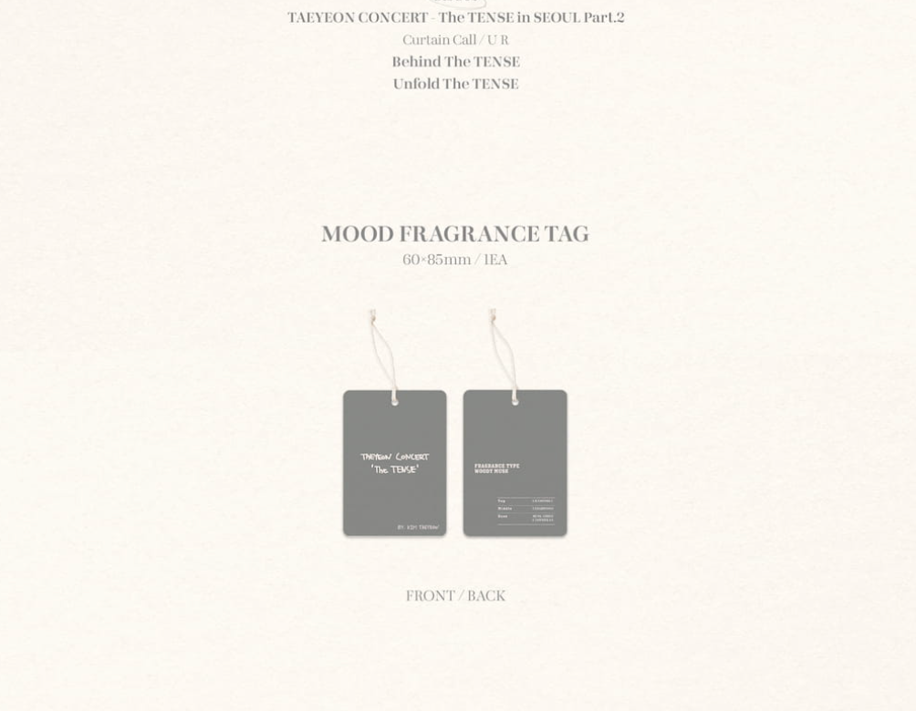[PRE-ORDER] TAEYEON CONCERT THE TENSE MEMORY BOX BLU-RAY