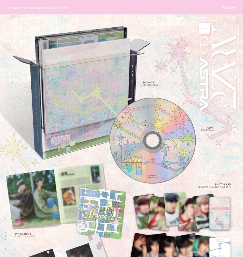[PRE ORDER] ONEWE - MAZE : AD ASTRA] (MAZE ver.)