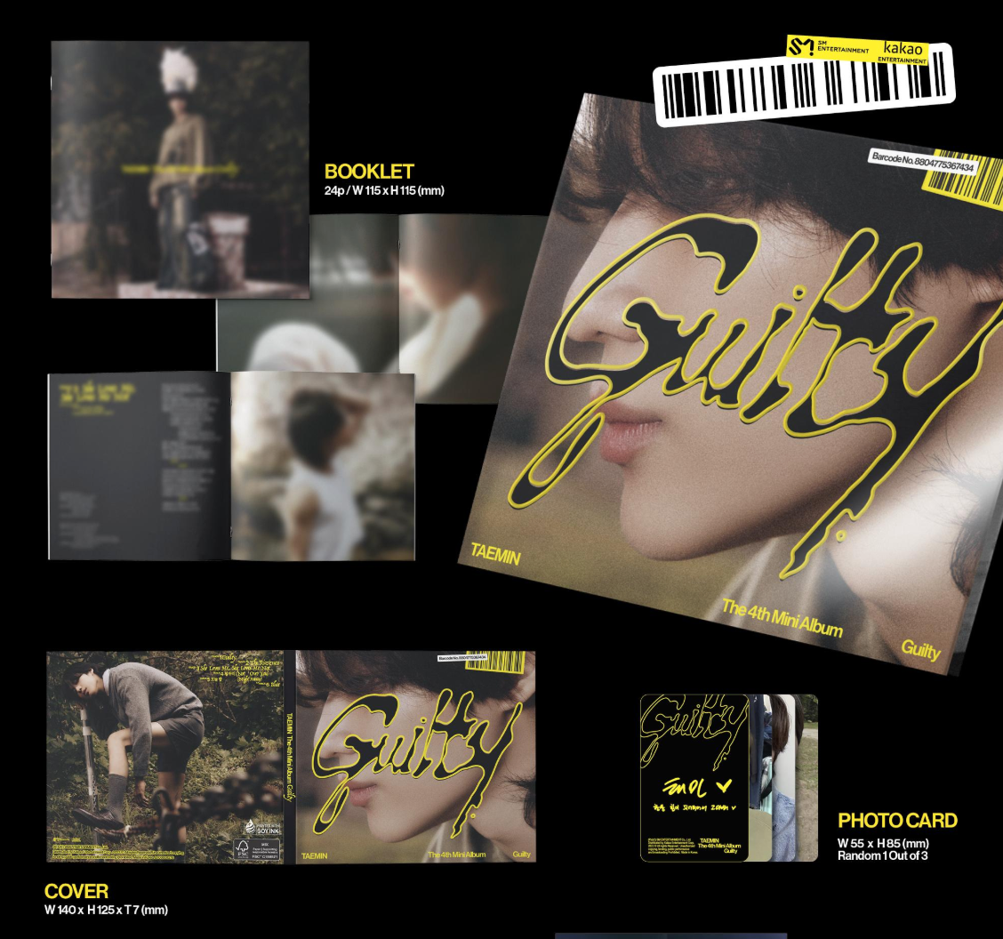 TAEMIN - GUILTY (DIGIPACK)
