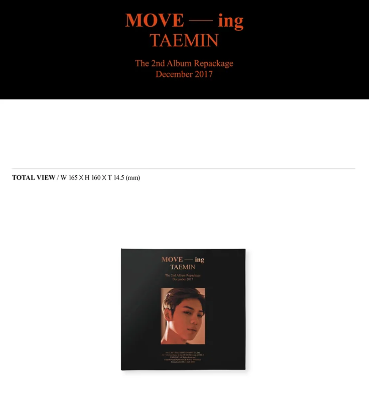 TAEMIN - MOVE-ING