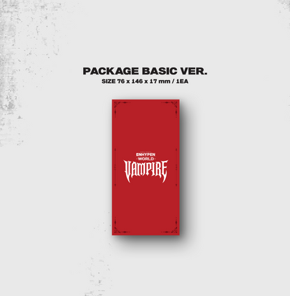 [PRE ORDER] ENHYPEN [ENHYPEN WORLD COUPON CARD COLLECTION] (VAMPIRE BASIC ver.)