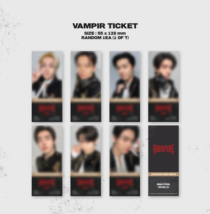 [PRE ORDER] ENHYPEN [ENHYPEN WORLD COUPON CARD COLLECTION] (VAMPIRE BASIC ver.)