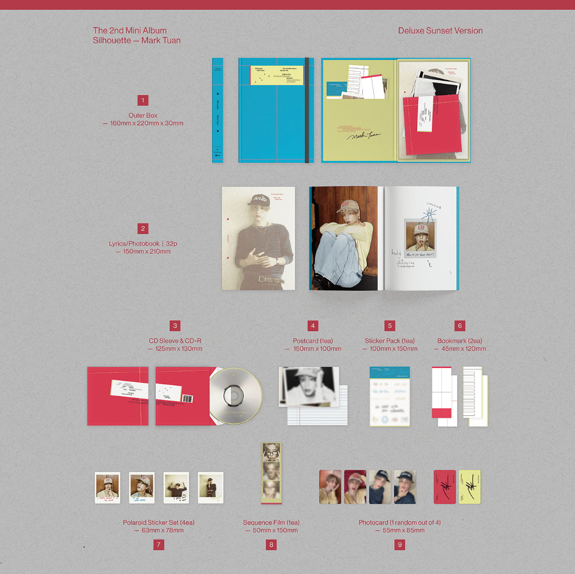 [PRE ORDER] MARK TUAN - SILHOUETTE (SUNSET DELUXE VER)