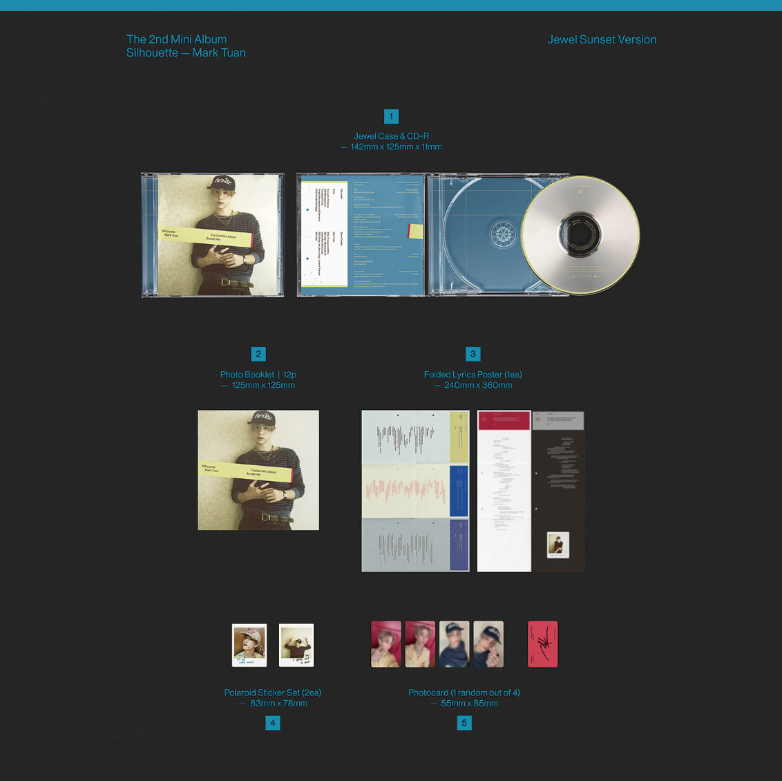 [PRE ORDER] MARK TUAN - SILHOUETTE (SUNSET JEWEL VER)