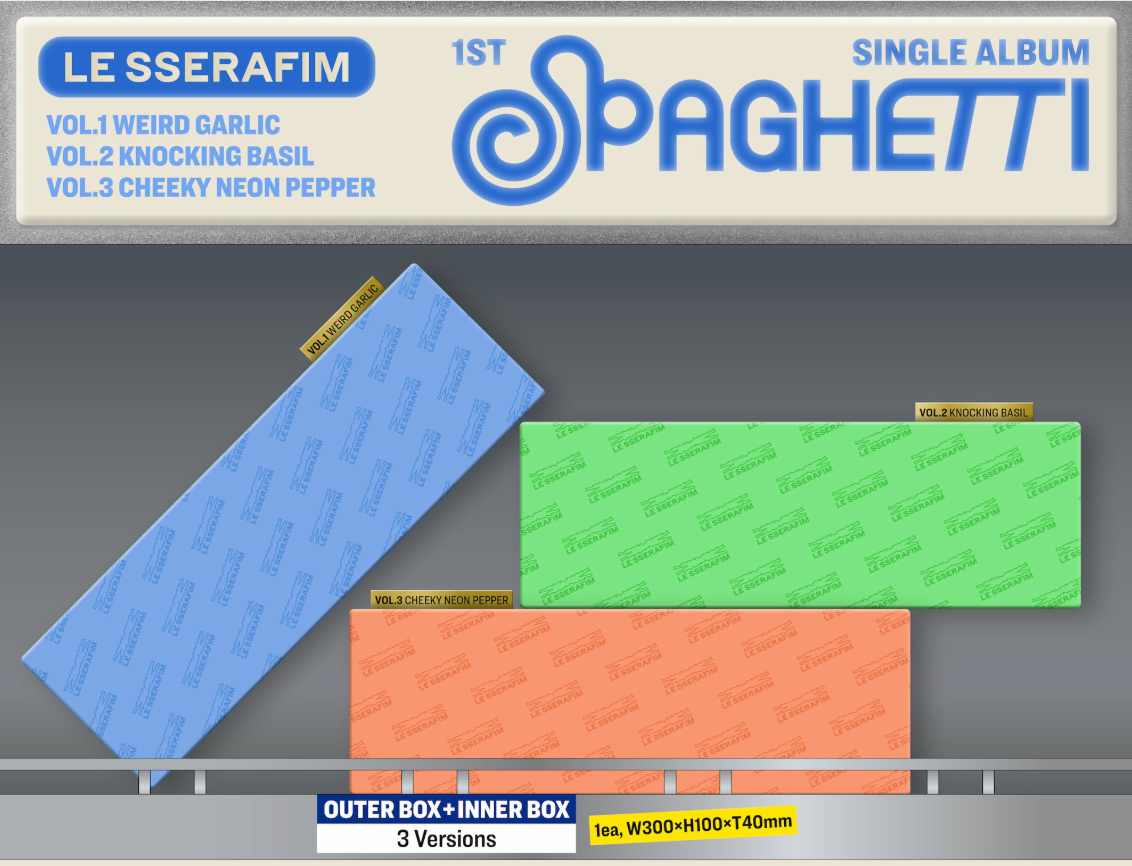 [PRE ORDER] LE SSERAFIM- SPAGHETTI