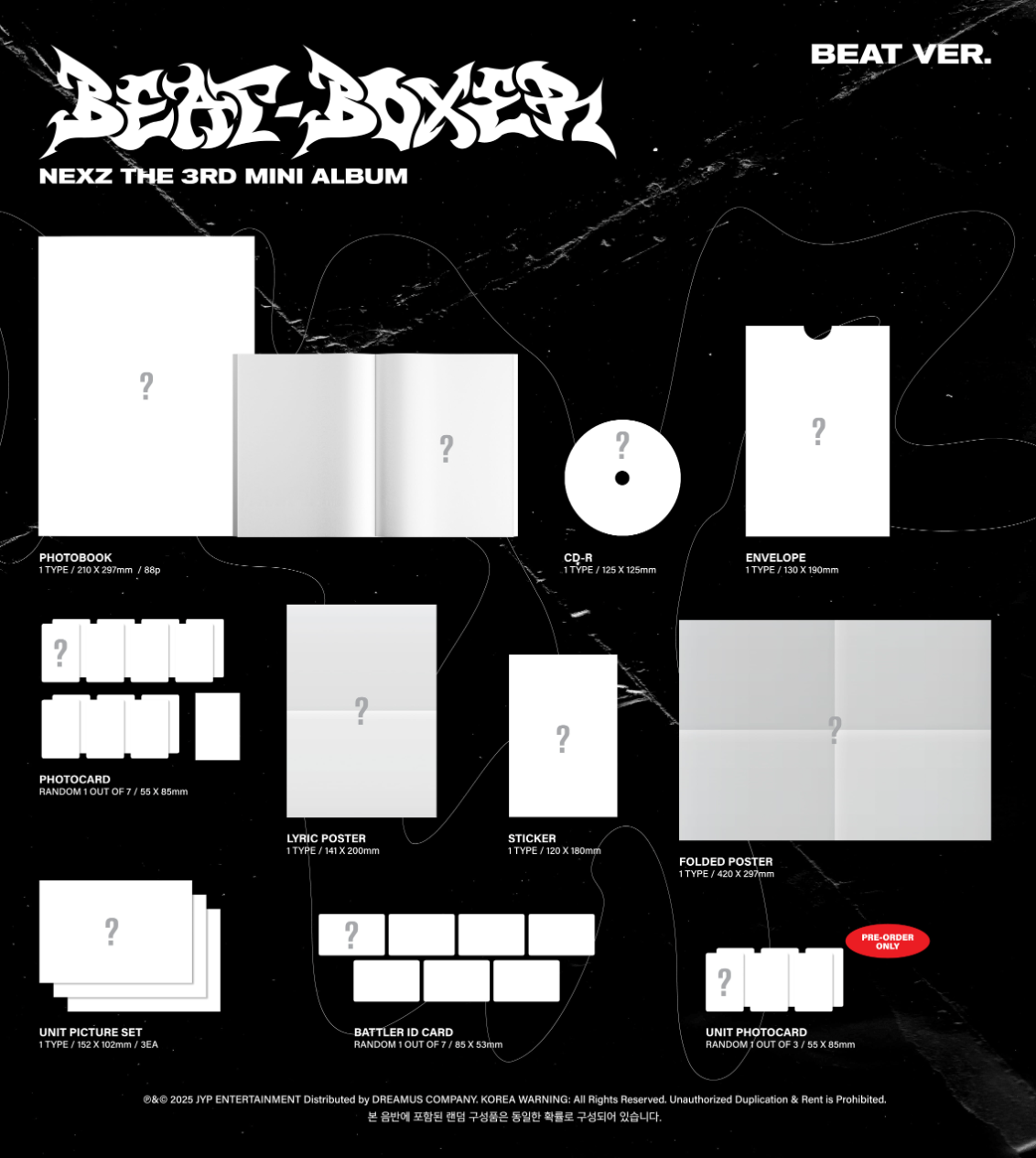 [PRE ORDER] NEXZ - BEAT-BOXER (STANDARD VER)