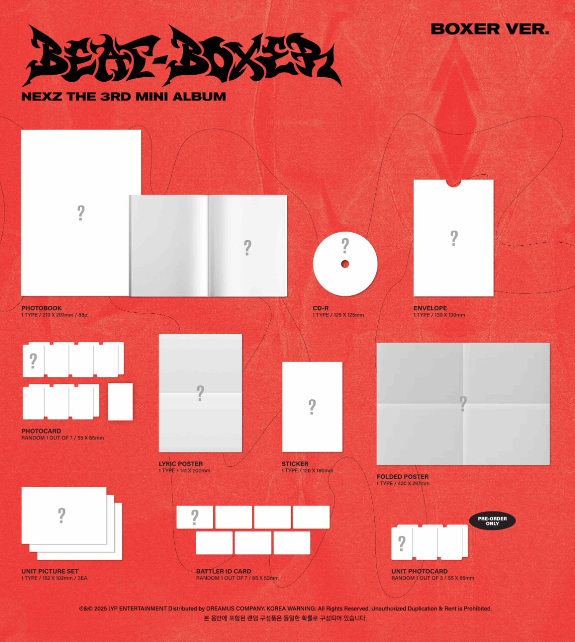 [PRE ORDER] NEXZ - BEAT-BOXER (STANDARD VER)