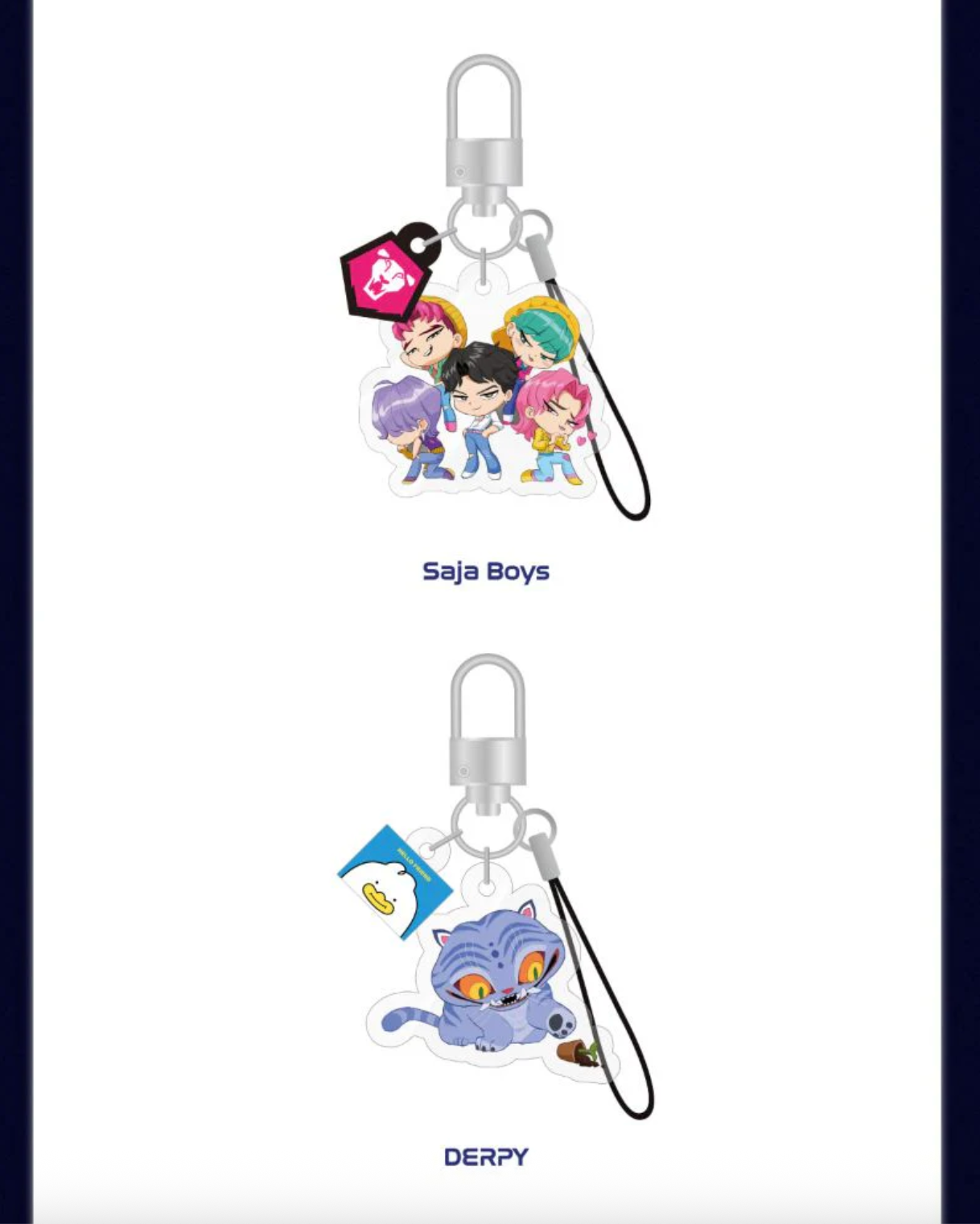 [PRE ORDER] KPOP DEMON HUNTERS - OFFICIAL LIGHT STICK KEYRING CHARM